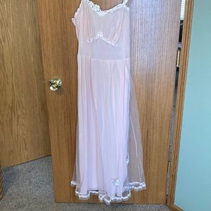 Vintage Pink Blush Womens Nighty nightgown